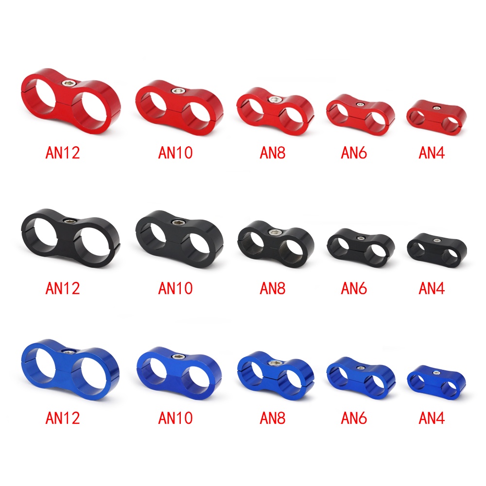 1 Kẹp Phân Tách Ống Nhiên Liệu Bằng Nhôm AN4 AN6 AN8 AN10 AN12