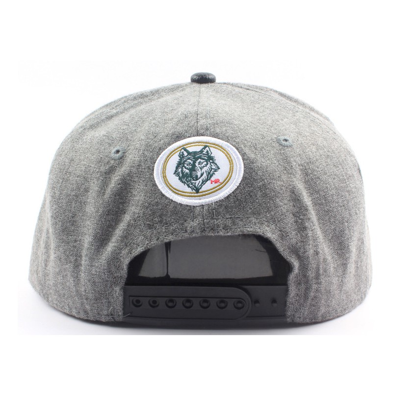 MŨ HIPHOP SNAPBACK ĐẦU SÓI MR REAL