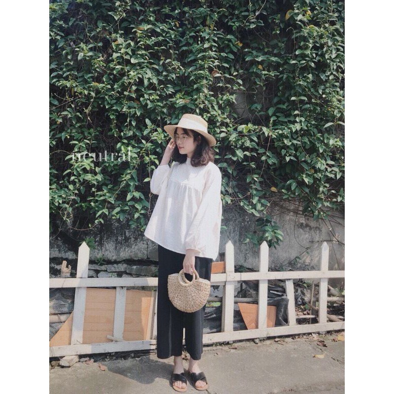 Áo Babydoll tay bo Quảng Châu