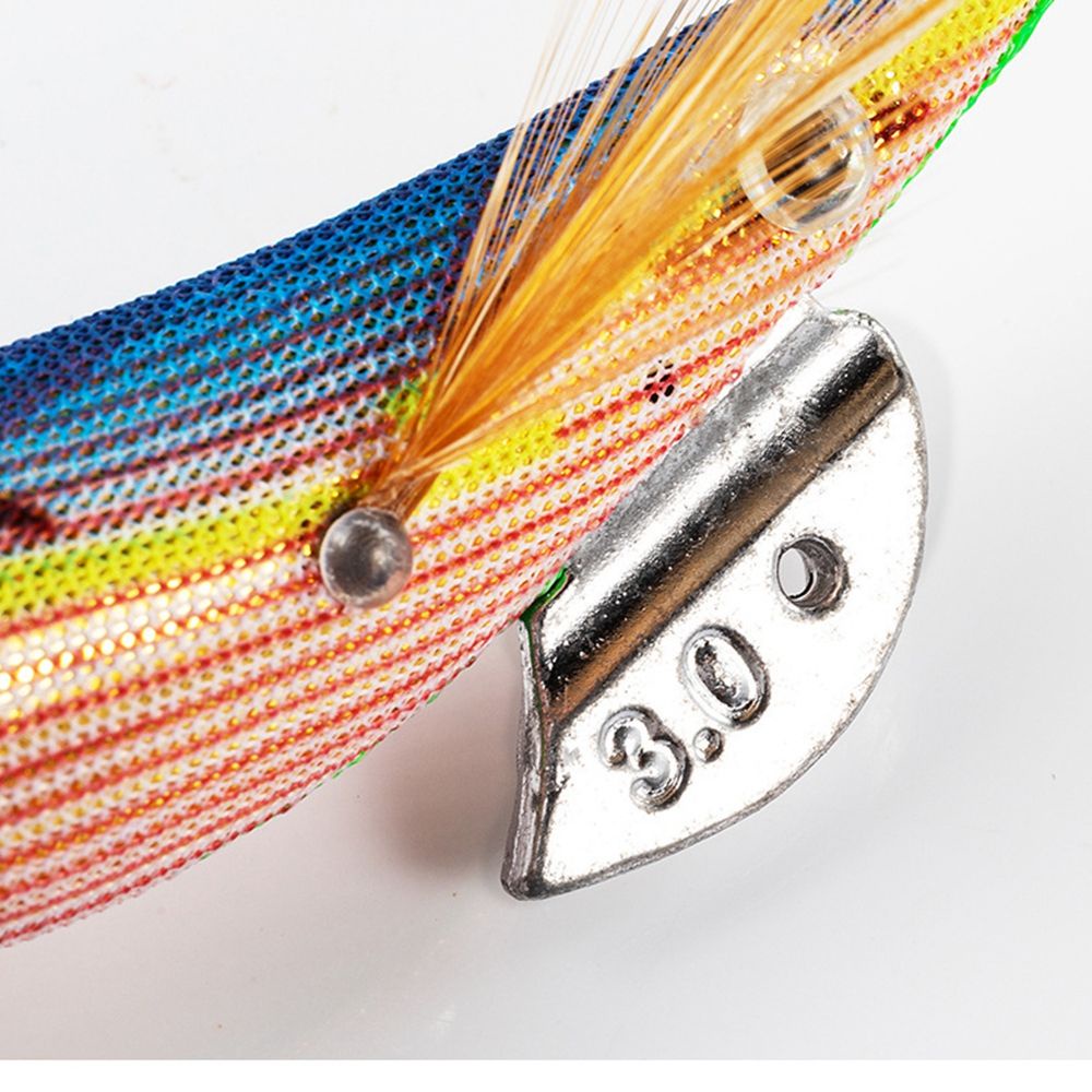 Mồi giả câu cá hình con mực 3.0g 92mm 15g Jigs 2021