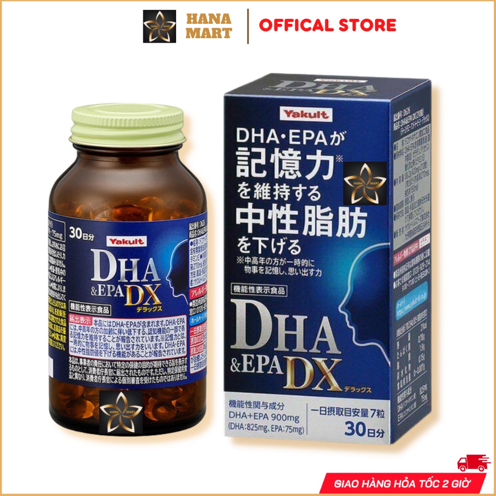 Viên uống bổ não Yakult DHA & EPA DX 900mg 210 viên
