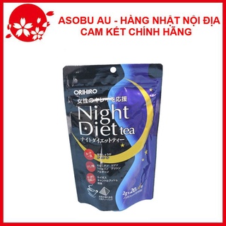 Trà giảm cân ban đêm orihiro night diet tea 20 - 24 gói