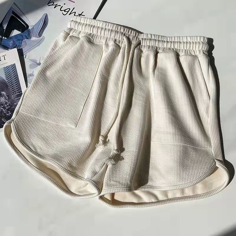 Fat mm short sleeved T-shirt + loose wide leg High Waist Shorts sports running suit women's morning running leisure fashion two-piece set