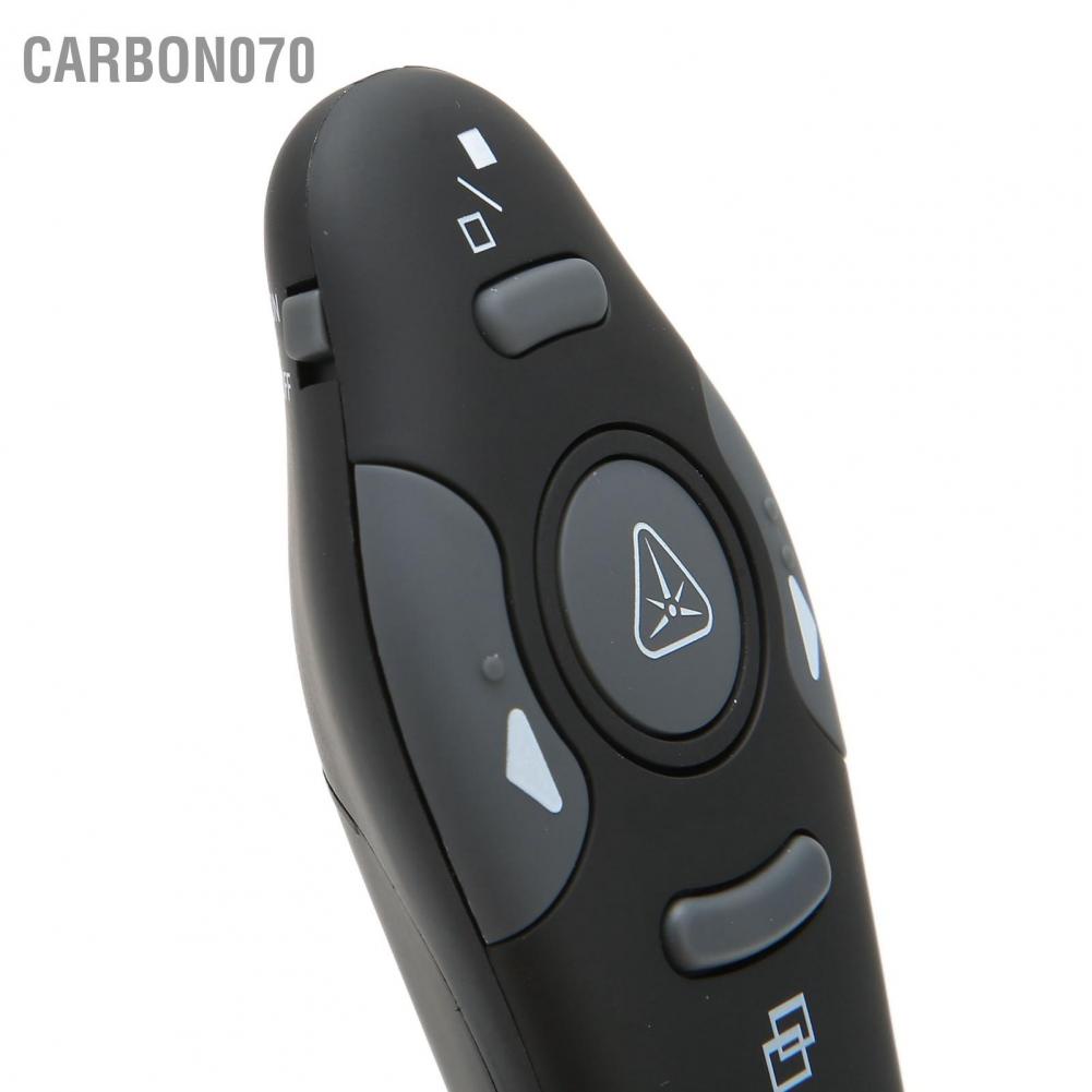 Hàng Sẵn Bút trình chiếu bằng laser cắm vào USB ko dây dành cho PPT, bút chỉ hướng RF Tay cầm 2.4Ghz không dây với Bộ thu cho Lớp họp Phát biểu【Carbon070】