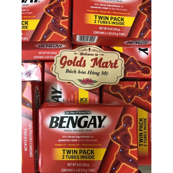 KEM XOA BÓP BENGAY - ULTRA STRENGTH - PAIN RELIEF tuýp 113g