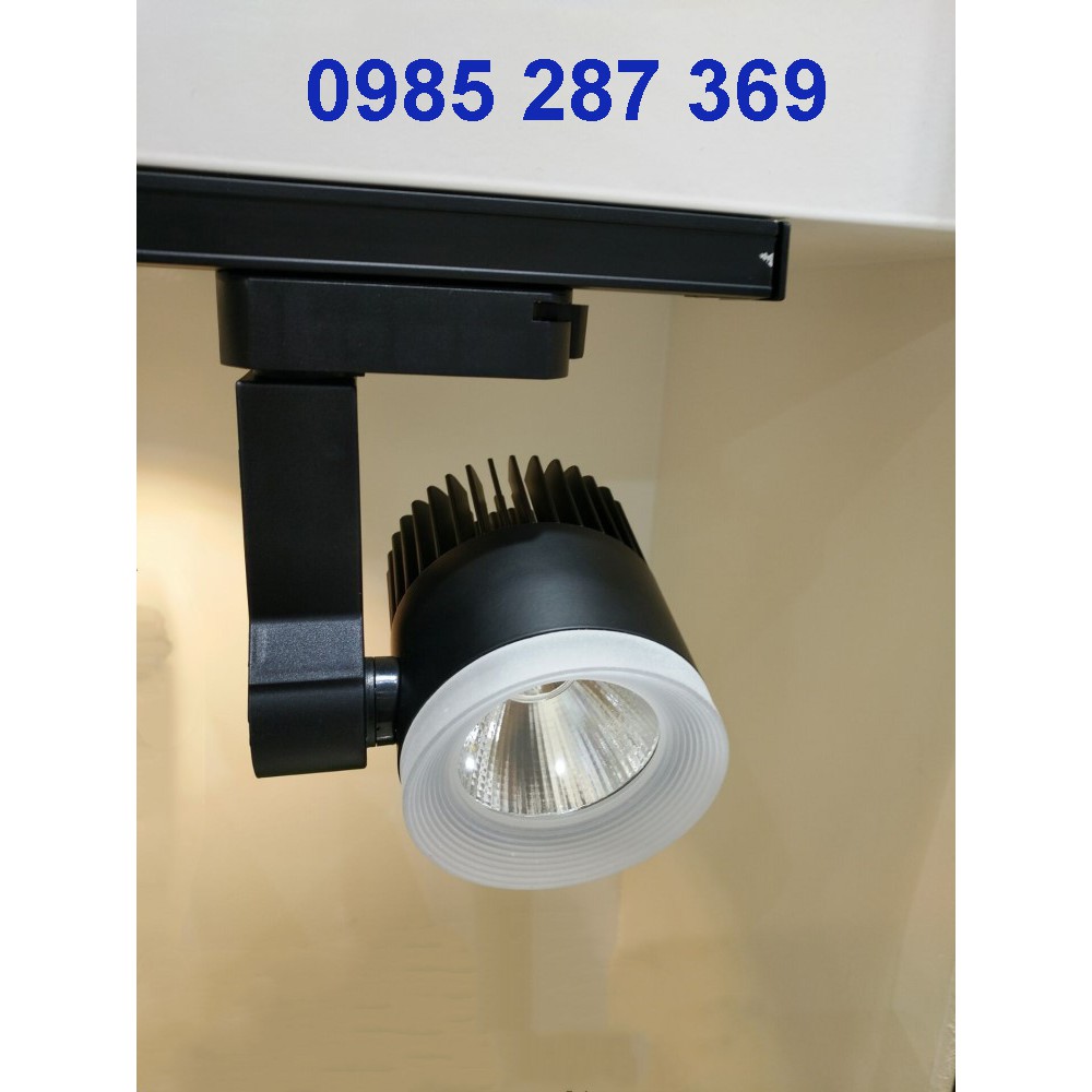 Giá Sỉ Đèn LED rọi ray vỏ trắng đen, ánh sáng trắng vàng
