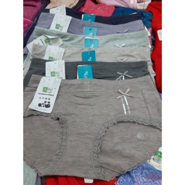 (Có ngay ảnh thật và video)combo 10 quần lót cotton kháng khuẩn BAMBO gấu trúc