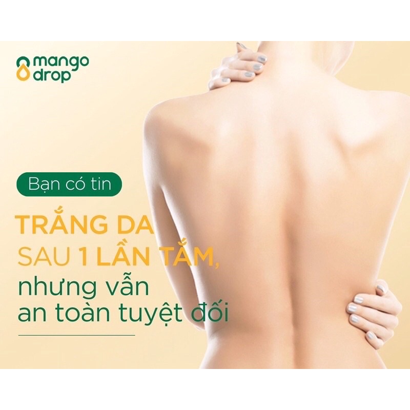 MANGO DROP Body Whitening Shower Cream là dòng kem tắm dùng để dưỡng trắng