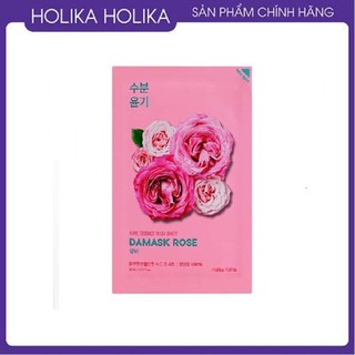 Mặt Nạ Giấy dưỡng ẩm, trắng da Holika Holika Chiết Xuất Hoa Hồng Pure Essence Mask sheet -Damask Rose