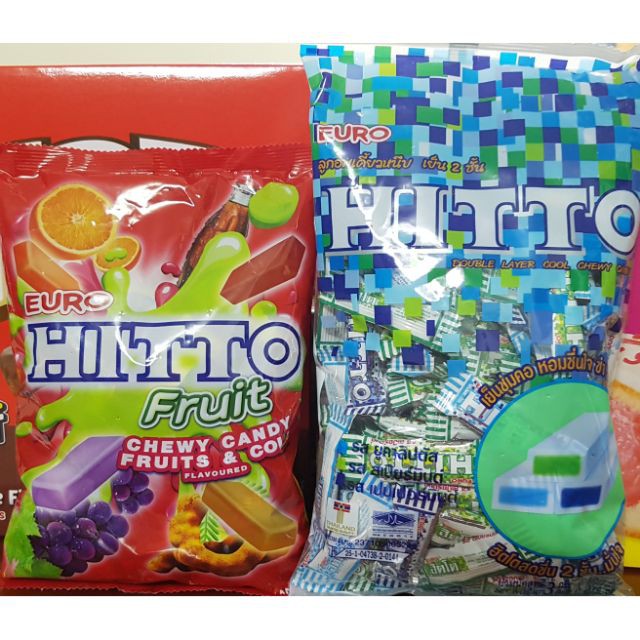 Kẹo Trái Cây Hitto Thái Lan Gói 100 Chiếc