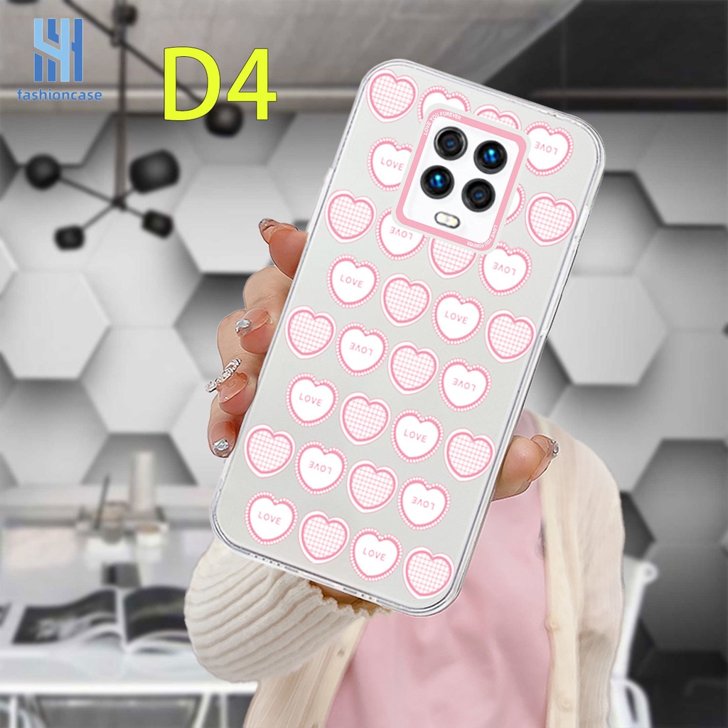 Case Xiaomi Redmi Note 10 PRO MAX 9 8 10 10S 9 PRO MAX 11 9S Xiaomi Redmi POCO C3 C31 X3 NFC X3 PRO Redmi 9C NFC 9A 9i 9T 9AT 9ACTIV  9 PRO Power 10X POCO M2 PRO 10 Prime Pink Plaid Transparent Phone Case
