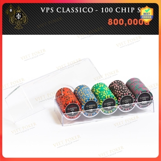 [Chip set 100] Viet Poker Shop Classico chip - Poker chip set - Phỉnh Poker