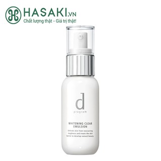 Sữa Dưỡng d program Dưỡng Sáng & Làm Dịu Da Whitening Clear Emulsion 100ml