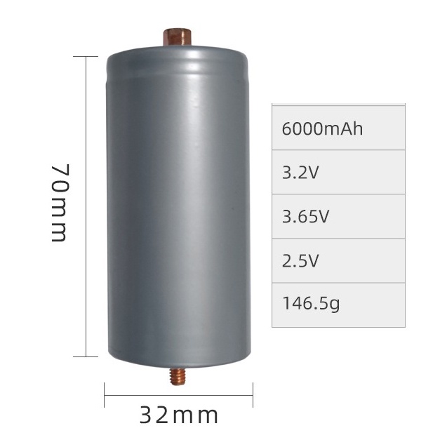 Pin lithium sắt LiFePO4 32650 dung lượng 6000mAH  3.2V