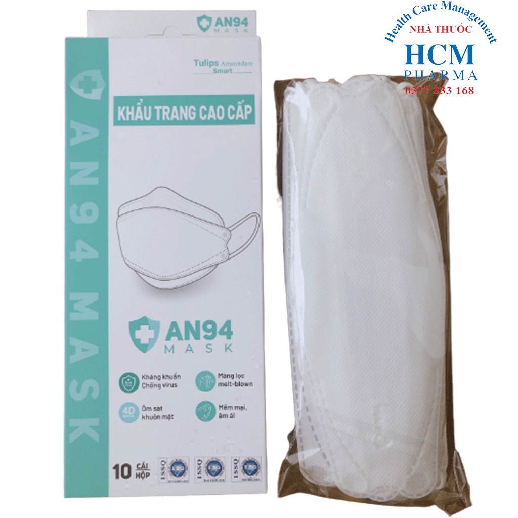 Khẩu trang N95 Tulips trẻ em và người lớn chính hãng có van thở và không van 1 cái HCM06