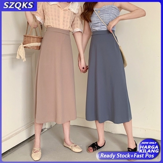 Trendy Smooth High-Back A-Back Skirt