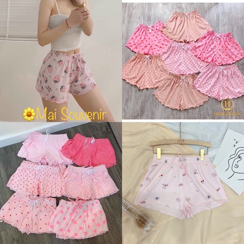 Quần đùi nữ - Quần short cotton siêu xinh size 40kg- 55kg