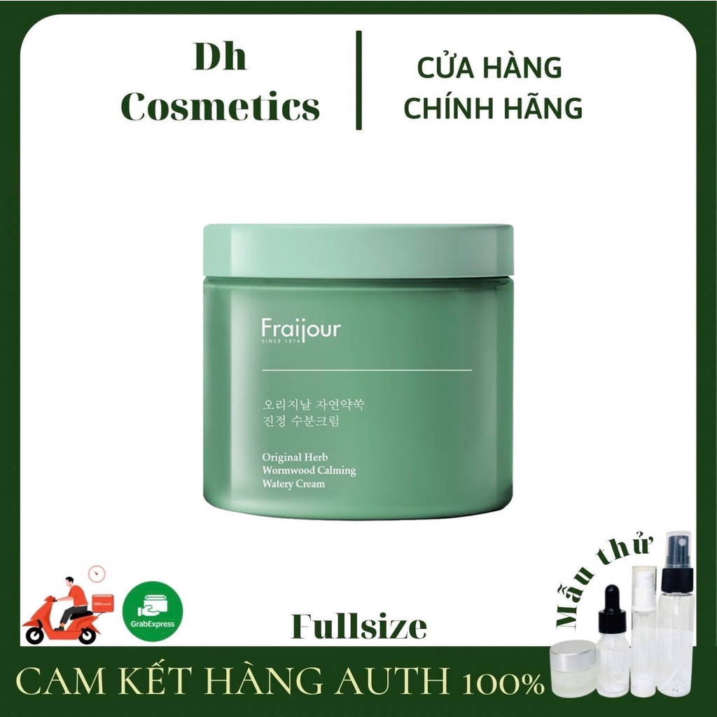 Kem dưỡng ẩm thảo mộc Fraijour Original Herb Wormwood Calming Watery Cream 100ml