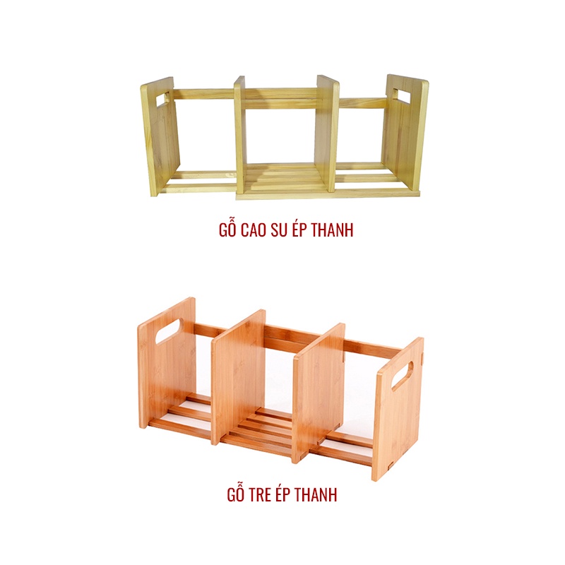 Giá chặn sách để bàn co giãn kệ chặn sách co giãn   - BKDW01