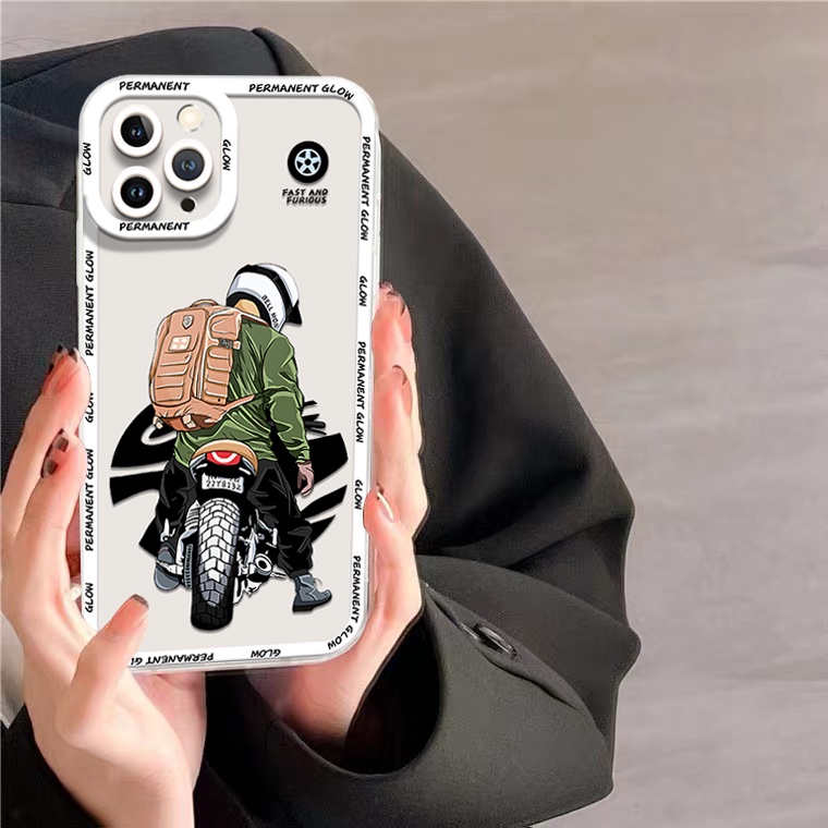 Ốp Điện Thoại TPU Dẻo Trong Suốt Họa Tiết Hoạt Hình Dễ Thương Cho IPhone 14 13 12 Pro Max 11 8 7 6S 14 Plus XS XR X Max