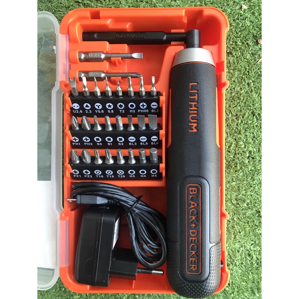Máy Bắt Vít Pin Tiện Lợi 27 chi tiết 4V BLACK&DECKER BD40K27