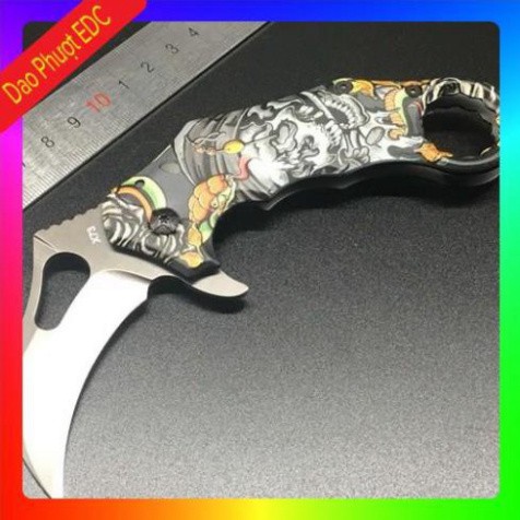 Dao Phượt Karambit X73 - Gấp Gọn - Sơn Siêu Chắc - Không Bong Tróc - Hàng Có Sẵn