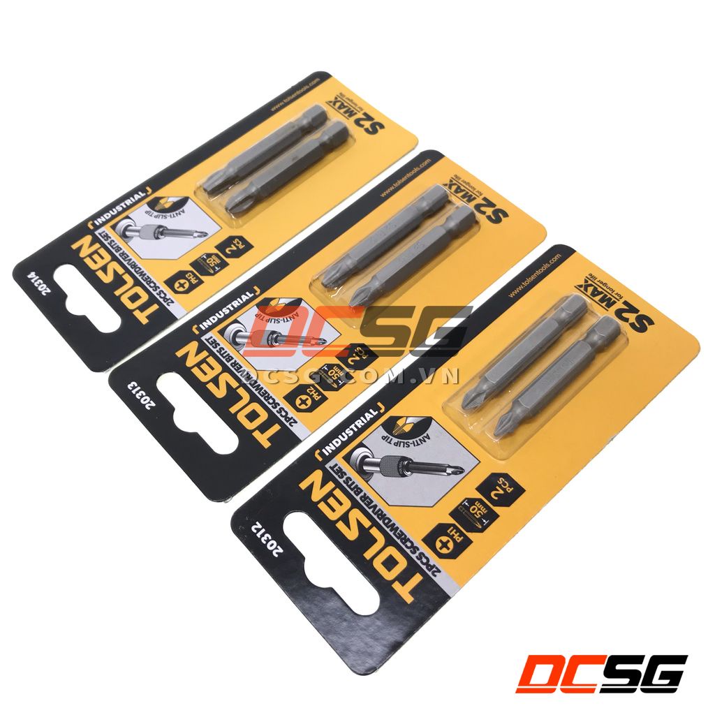 Bộ 02 mũi vít Ph1-Ph2-Ph3 x 50mm Tolsen (Chọn phân loại) | DCSG