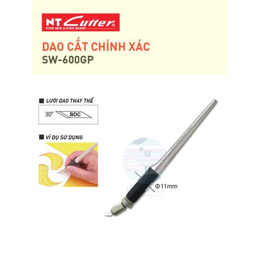 Dao cắt tỉa và dao rọc giấy NT-CUTTER các loại