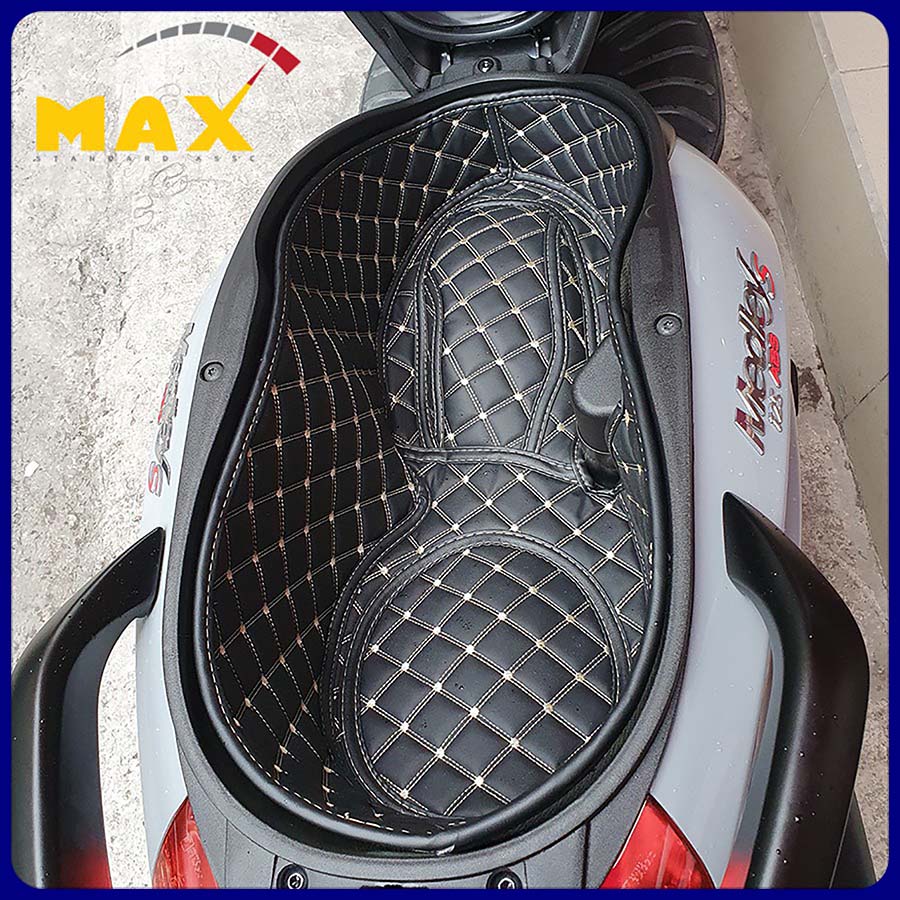 Lót Cốp Da PIAGGIO Chống Nóng Chống Sốc Xe Máy VESPA LX ET8 S125 SPRINT GTS MEDLEY LIBERTY Có Túi Đựng Giấy Tờ MAX STORE