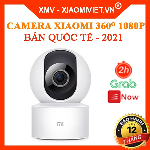 Camera Xiaomi 360 1080p Bản Quốc tế - Quay Full HD hoặc 2K | Đàm thoại 2 chiều- Hàng chính hãng