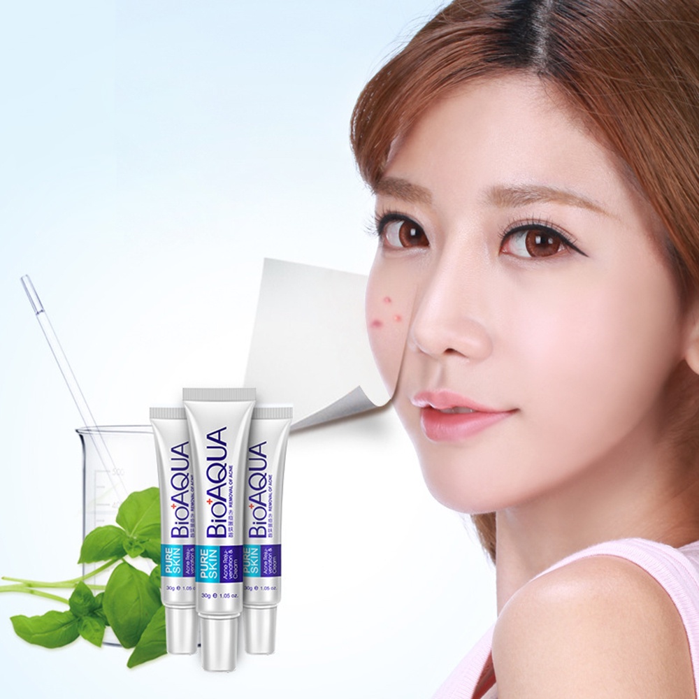 Kem Hỗ Trợ Giảm Mụn Đầu Đen Kiềm Dầu Se Khít Lỗ Chân Lông Làm Trắng Da Bioaqua