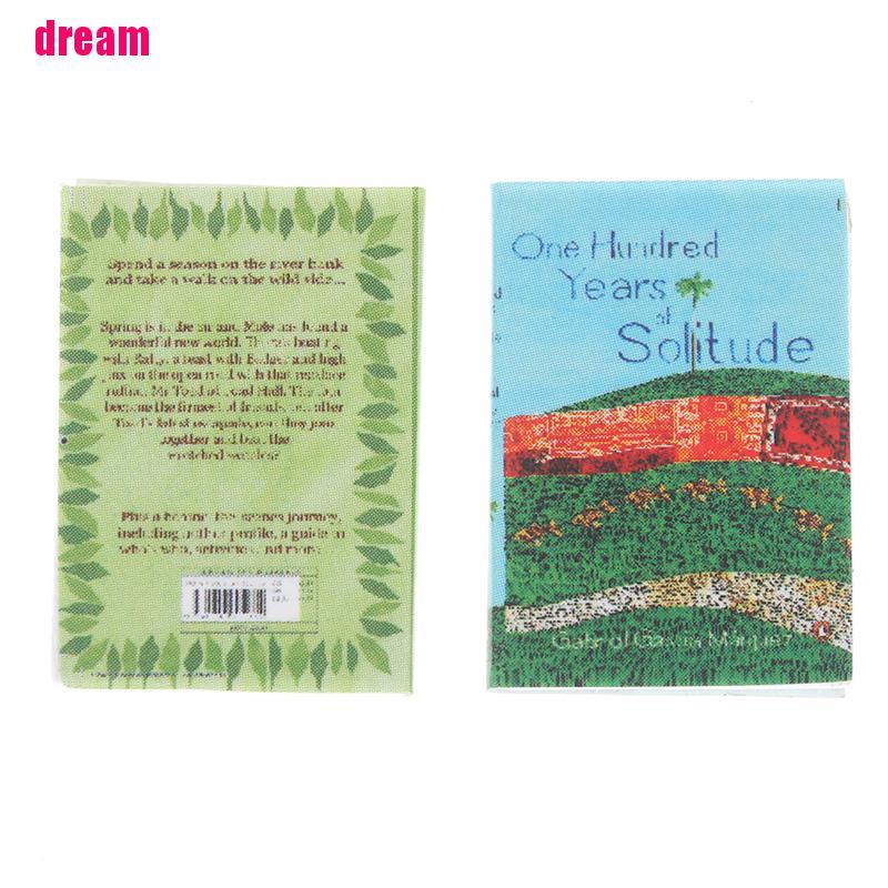 Set 1/ 6 mô hình cuốn sách tỉ lệ 1: 12 trang trí nhà búp bê