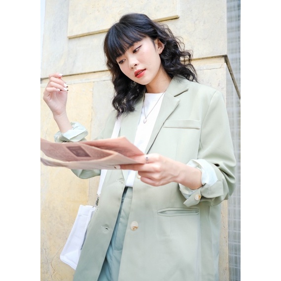 [LEN clothing] Áo khoác vest, áo blazer thời trang 2 màu 7842 | BigBuy360 - bigbuy360.vn