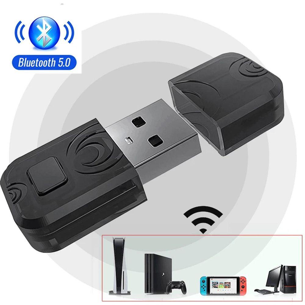 Gaming Bluetooth Adapter Games Accessories Wireless Bluetooth Bluetooth Receiver For PS4 Controller for Switch USB Wireless PS5 Gamepad No Delay USB Adapter Switch Adapter/Multicolor