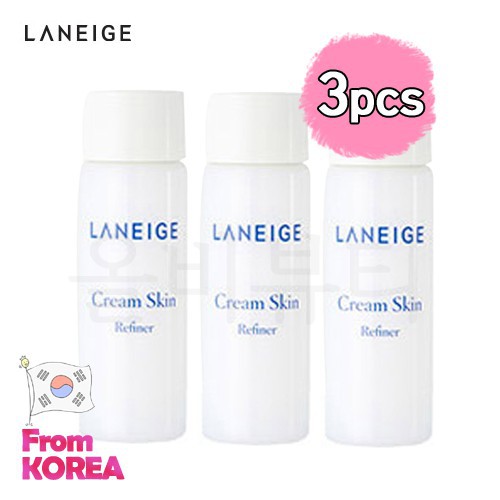 Set 3 chai kem dưỡng da Laneige kích thước nhỏ dung tích 15ml