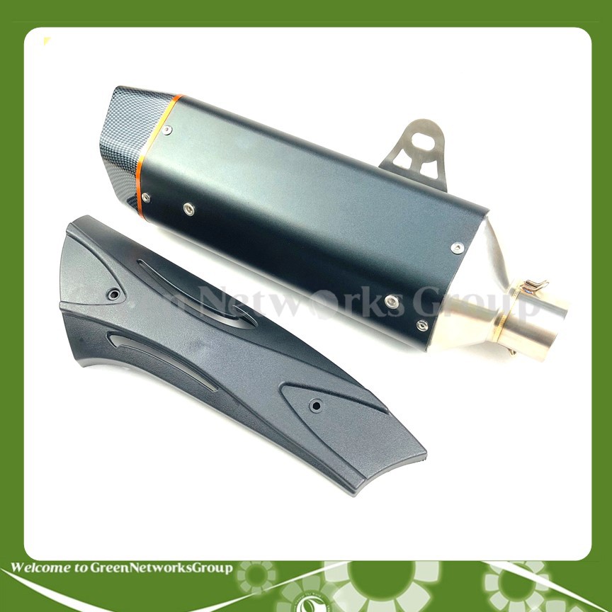 Pô R9 đen nhập khẩu chất lượng âm thanh ra Lớn Đều gắn cho mọi dòng xe máy Greennetworks