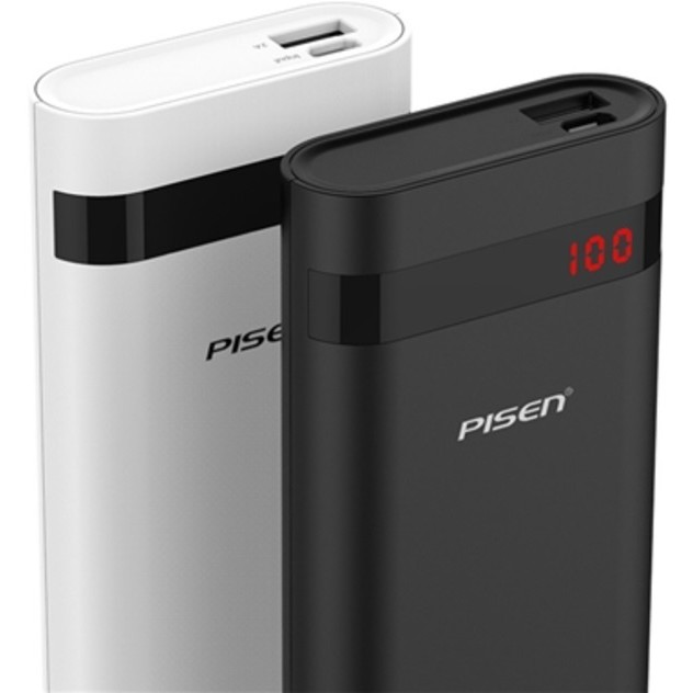 Pin sạc dự phòng Pisen LED Portable Power 2 10000mAh - Hàng Chính Hãng