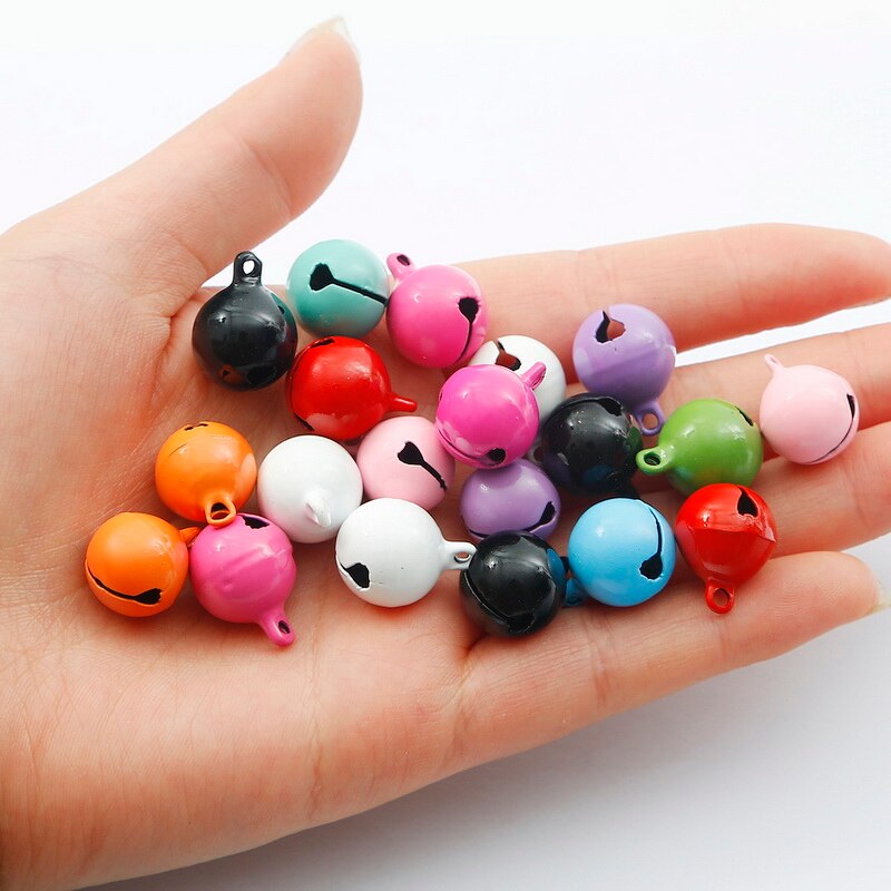 10 Chuông leng keng bằng kim loại trang trí Giáng sinh/ trang trí thủ công