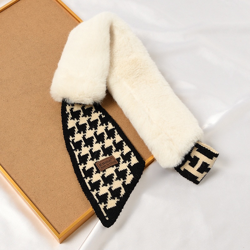 Khăn len choàng cổ thời trang phong cách Hàn Quốc cho nữ