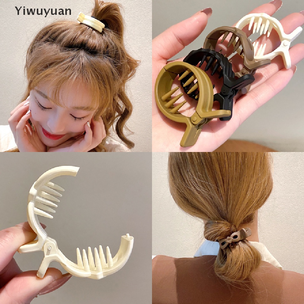 &lt; Yiwuyuan &gt; Kẹp Tóc Đuôi Ngựa Đơn Giản Cho Nữ Đang Giảm Giá