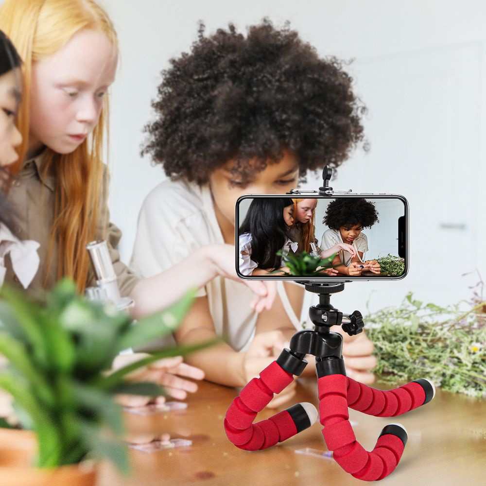 Giá đỡ ba chân bằng mút mini linh hoạt cho Gopro 9 8 7