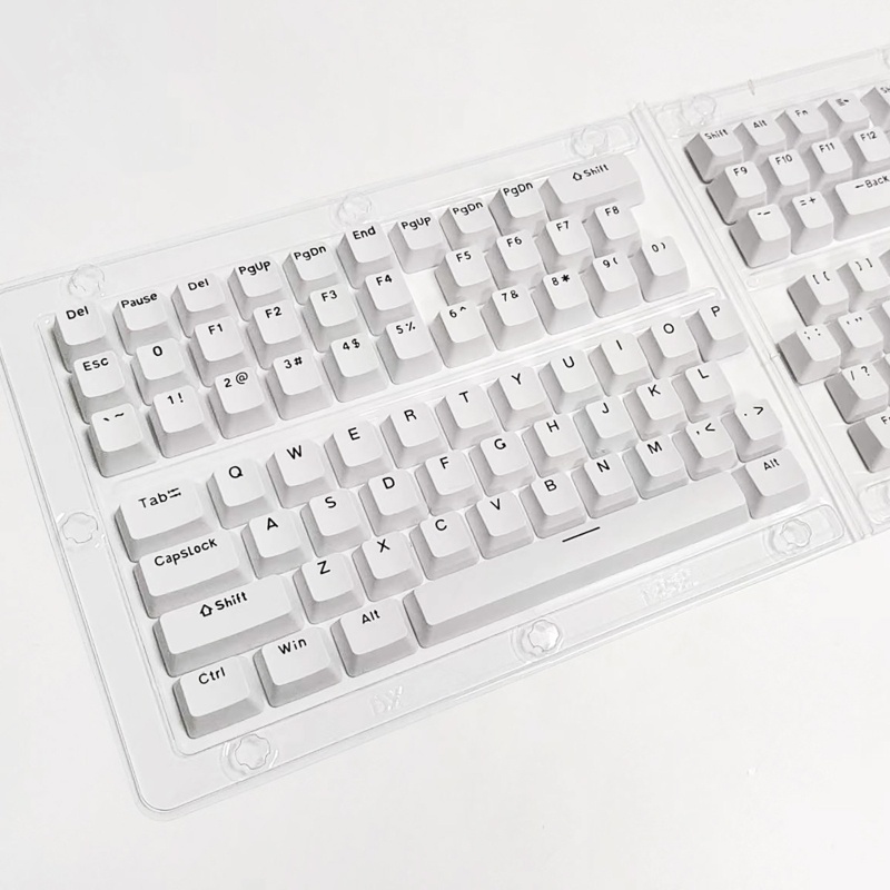 Nút Bàn Phím Cơ OEM PBT 132 Phím Màu Xanh Dương Và Trắng