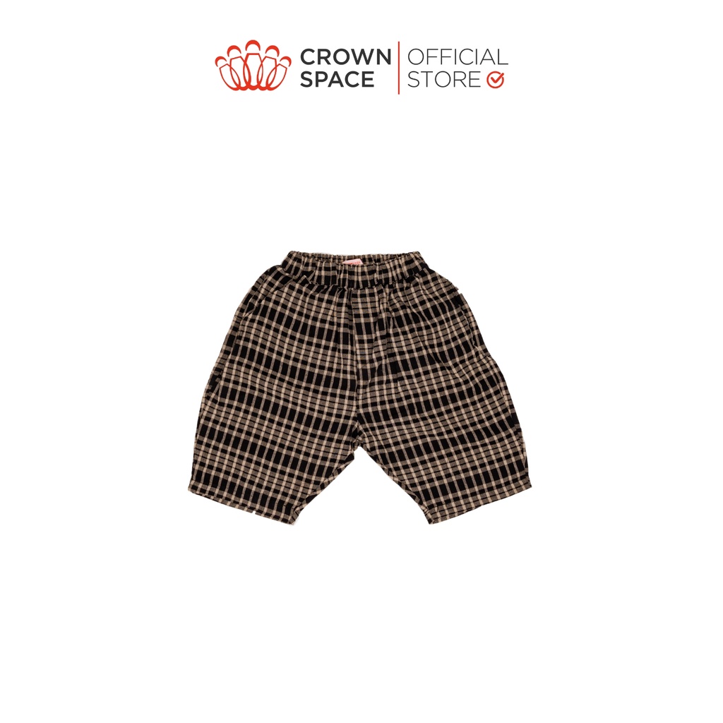 Bộ quần áo cộc đi chơi đi học cho bé trai Crown Space CKBS2920815 size 19-33kg thoáng mát lịch sự