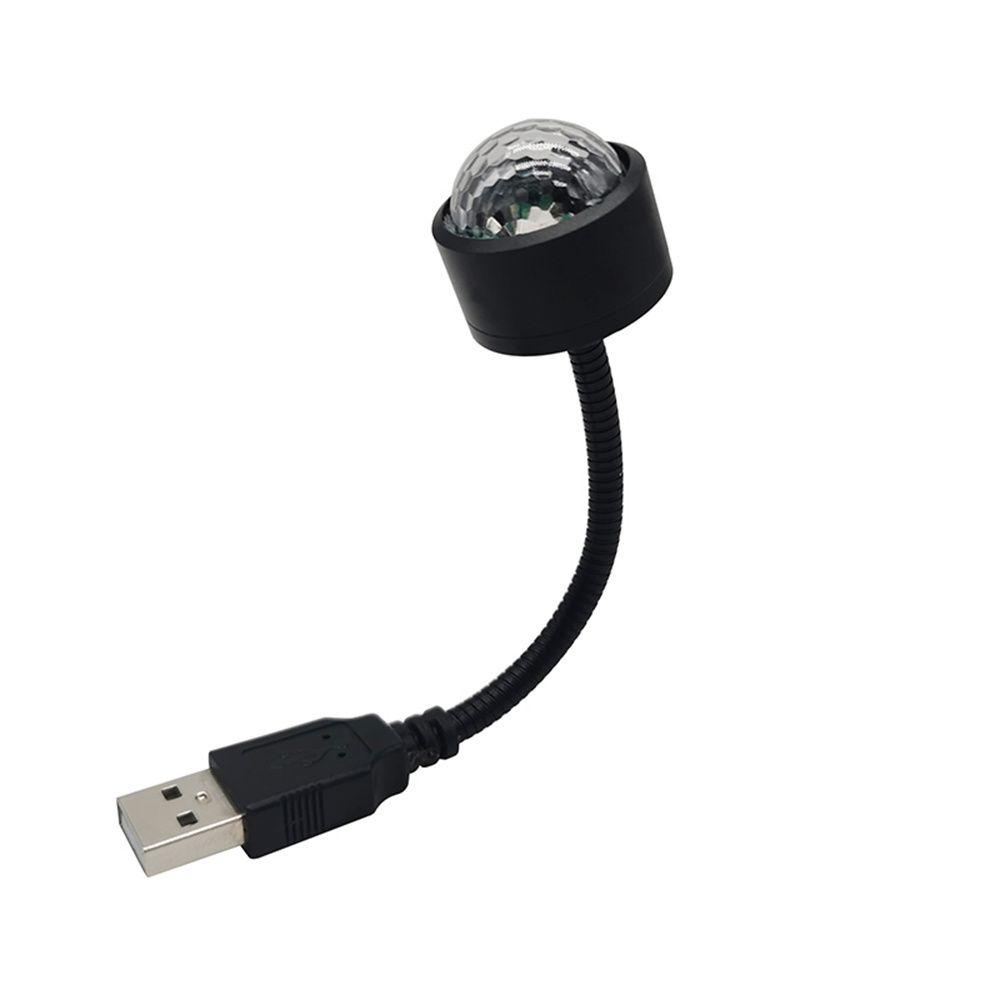 Đèn LED USB Điều Khiển Bằng Giọng Nói Trang Trí Xe Hơi