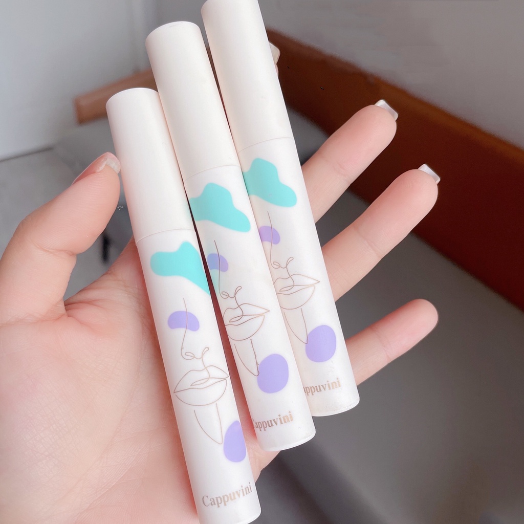 Son kem CAPPUVINI mềm môi lâu trôi Matte Lip Glaze By Artist Mousse mướt mịn căng môi CAPU07