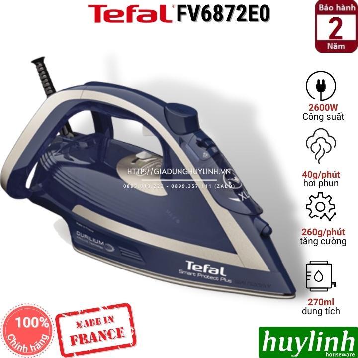 [Mã ELHAMS5 giảm 6% đơn 300K] Bàn là - ủi hơi nước Tefal FV6872E0 - 2600W