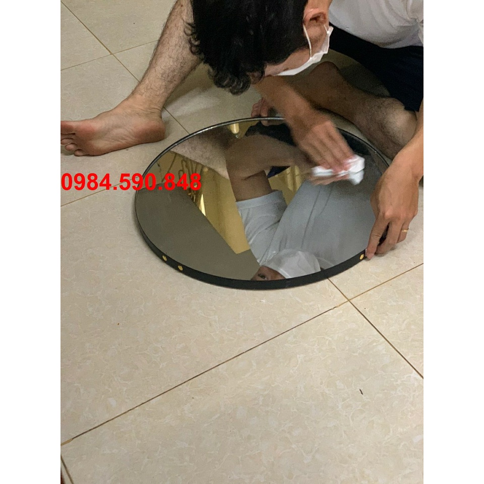 Gương tròn treo tường đa sắc D60cm (Vietnamese House)