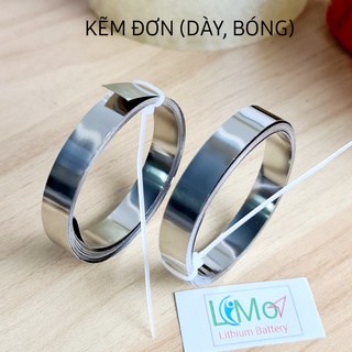 1 cuộn 2 Mét - Kẽm đơn hàn cell pin loại dày tốt 18650, 26650.. Thép hàn, Kẽm hàn cell mạ niken 0.2x10mm - LIMO