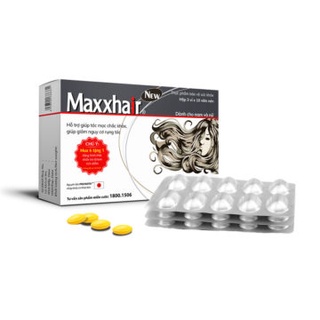 Maxxhair hỗ trợ giảm rụng tóc - Mua 6 tặng 1 bằng tem tích điểm Maxhair( hàng chính hãng)