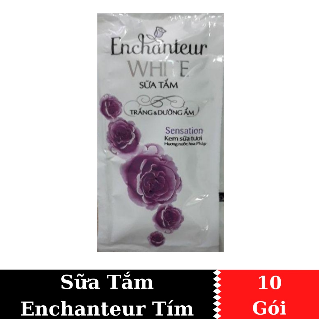 Dây Dầu Gội,Dầu Xả &amp; Sữa Tắm enchanteur 6g x 10 Gói